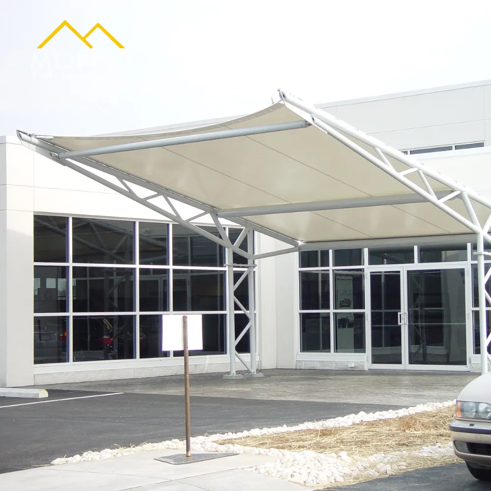 Tensile Membrane Car Parking Shades 2